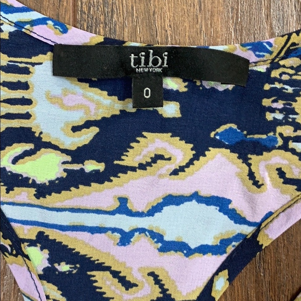 Tibi Multicolor Patterned Tank Top - Picture 2 of 4